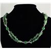 Image 1 : 260.85CTW GREEN AVENTURINE STONE & CHIP BEADS NECKLACE