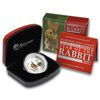 Image 1 : 2011 1 oz Silver Year of the Rabbit (SII) Colorized w/