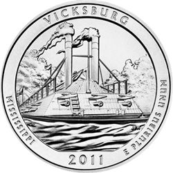 2011 Silver 5 oz Vicksburg ATB