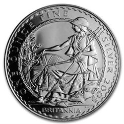 Uncirculated Silver Britannia 1 oz 2005