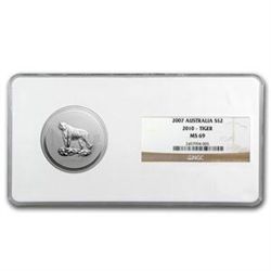 2012 2 zo Silver Lunar Year of the Tiger