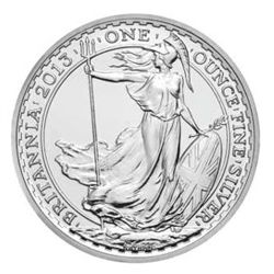 Uncirculated Silver Britannia 1 oz 2013
