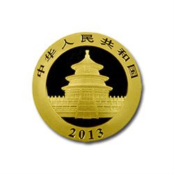 Chinese Gold Panda 10th Ounce 2013