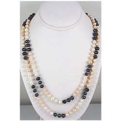 375.72ct Multi-Color Freshwater Pearl Necklace, 24in