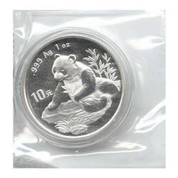 Chinese Silver Panda 1 oz 1998