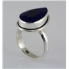 Image 1 : SAPPHIRE CORRUNDUM 24.28CTW SILVER RING
