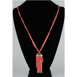 27.73GRAMS SILVER VICTORIAN JEWELRY BEADS NECKLACE