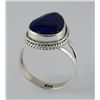 Image 1 : SAPPHIRE CORRUNDUM 27.50CTW SILVER RING