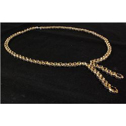 Statement 19.54g Sterling Silver Citrine Necklace 38.90