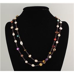 265.95CTW LONG FRESHWATER PEARL NECKLACE ASSORTED