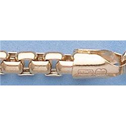 Pure Gold 16" 14k Gold-Yellow 3.5mm Puff Box Chain