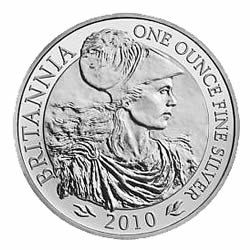 Uncirculated Silver Britannia 1 oz 2010