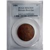 Image 1 : 1804 Large Cent PCGS MS 63 RB Restrike!