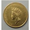 Image 1 : 1855 TYPE 2 $1 GOLD CHOICE BU WITH MINOR RIM FLATTENING