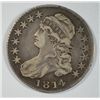 Image 1 : 1814 BUST HALF DOLLAR VF-XF