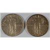 Image 1 : 1929-D XF & 1929-S AU STANDING LIBERTY QUARTERS