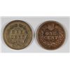 Image 2 : 1859 VF & 1860 XF INDIAN HEAD CENTS