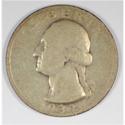 1932-S WASHINGTON QUARTER VG