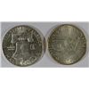 Image 2 : 1949-S FRANKLIN HALF DOLLAR AU+ & 1952 WASHINGTON/CARVER COMMEM HALF DOLLAR AU