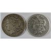 Image 1 : 1899-S VF (DAMAGED) & 1901 VF MORGAN DOLLARS