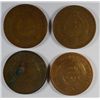 Image 2 : 4 DIFFERENT TWO CENT PCS (1864,1865,1867,1869) AG-GOOD