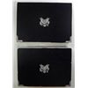 Image 1 : 1992 AND 1994 U.S. PREMIER SILVER PROOF SETS, COINS IN VELVET CASE