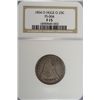 Image 1 : 1854 O HUGE "O" SEATED QUARTER NGC F-VF 15 VERY RARE!