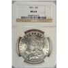 Image 1 : 1891 MORGAN DOLLAR NGC MS-64