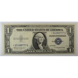 1935 H $1 SILVER CERTIFICATE STAR NOTE WITH MOTTO