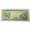 Image 2 : 1914 $5 FEDERAL RESERVE NOTE VG