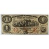 Image 1 : 1857 $1 MERCHANTS & PLANTERS BANK NOTE VF