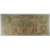 Image 2 : 1857 $1 MERCHANTS & PLANTERS BANK NOTE VF