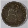 Image 1 : 1856 SEATED QUARTER VF