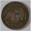 Image 2 : 1858 SEATED HALF DOLLAR VF/XF