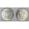 Image 2 : ( 2 )  VERY NICE CIRCULATED MORGAN SILVER DOLLARS: 1889-P AND 1890-O