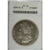 Image 1 : 1879-CC MORGAN SILVER DOLLAR, ANACS EF-40,  HAS LUSTER