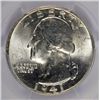 Image 2 : 1941 WASHINGTON QUARTER, PCGS  GEM WHITE MS-65,  GEM WHITE