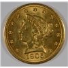 Image 1 : 1905 $2.50 LIBERTY GOLD, MS-65+  100% ORIGINAL AND A CHERRY