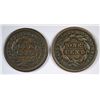 Image 2 : 1840 FINE & 1846 FINE LARGE CENTS