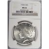 Image 1 : 1924-S PEACE DOLLAR NGC MS62