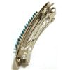 Image 2 : Zuni Turquoise Sterling Silver Hair Barrette - Raynard Lastyone