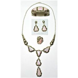 Navajo Pink Opal 4-Piece Set - Clem Nalwood