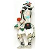 Image 1 : Zuni Multi-Stone Ball Eye Kachina Pendant & Pin - Andrea Shirley