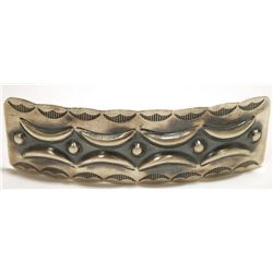 Navajo Sterling Silver Hair Barrette - Tim Yazzie