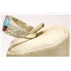 Image 3 : Navajo Multi-Stone Sun Face Sterling Silver Men's Ring - Wilbert Manning