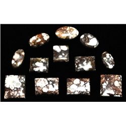 Wild Horse Stone Lot - 12 Stones _- 306 Carat