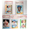 Image 1 : 5 - 1965 TOPPS. PSA NM 7. WHITE SOX (R), OLIVER, McDOWELL, CAMILLI, BRAVES (R).