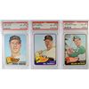 Image 1 : 3 - 1965 TOPPS  PSA  NM-MT 8,  WHITE, CRANDALL, & MATHEWS.