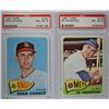 Image 1 : 2 - 1965 TOPPS  PSA  NM - MT 8.  #140 & #144.