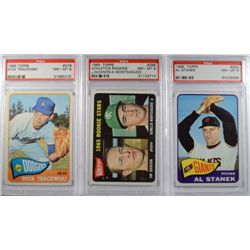 3 - 1965 TOPPS  PSA  NM - MT 8   #279, #286, and #302.